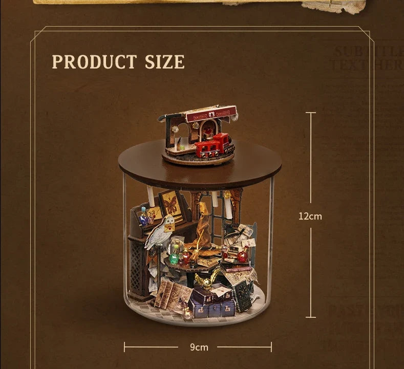 Doll Making Room Miniature Kit — open display view