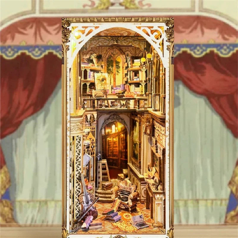 Baroque Dreams DIY Book Nook Kit — angled close-up