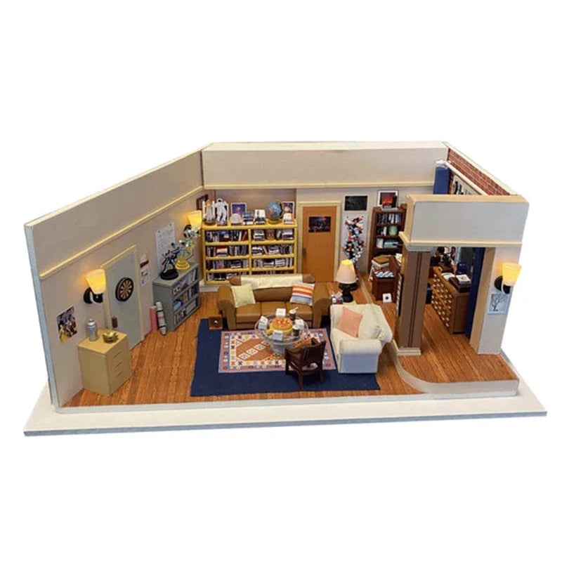 Joey'S Apartment DIY Book Nook Kit — scene view