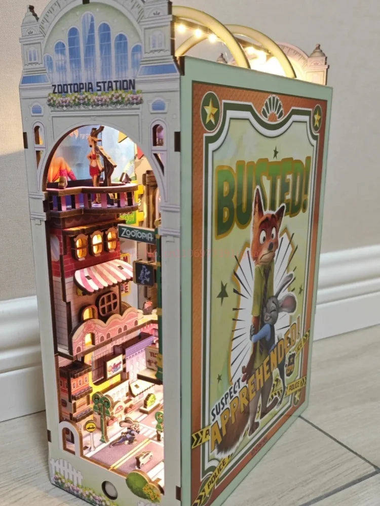 Zootopia DIY Miniature House Kit — scene view