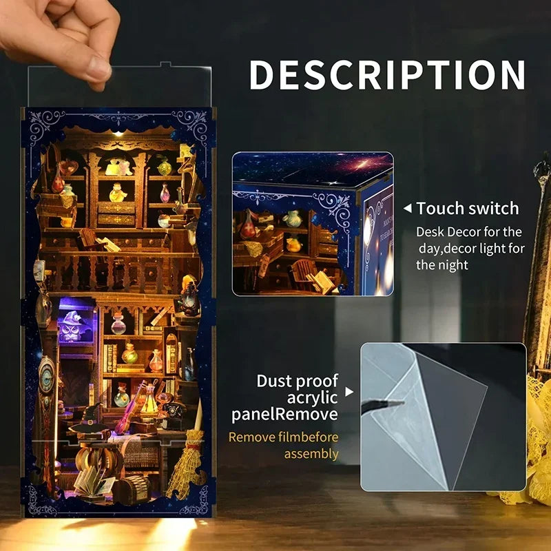 Shelf Magic Potion DIY Book Nook Kit — front angle