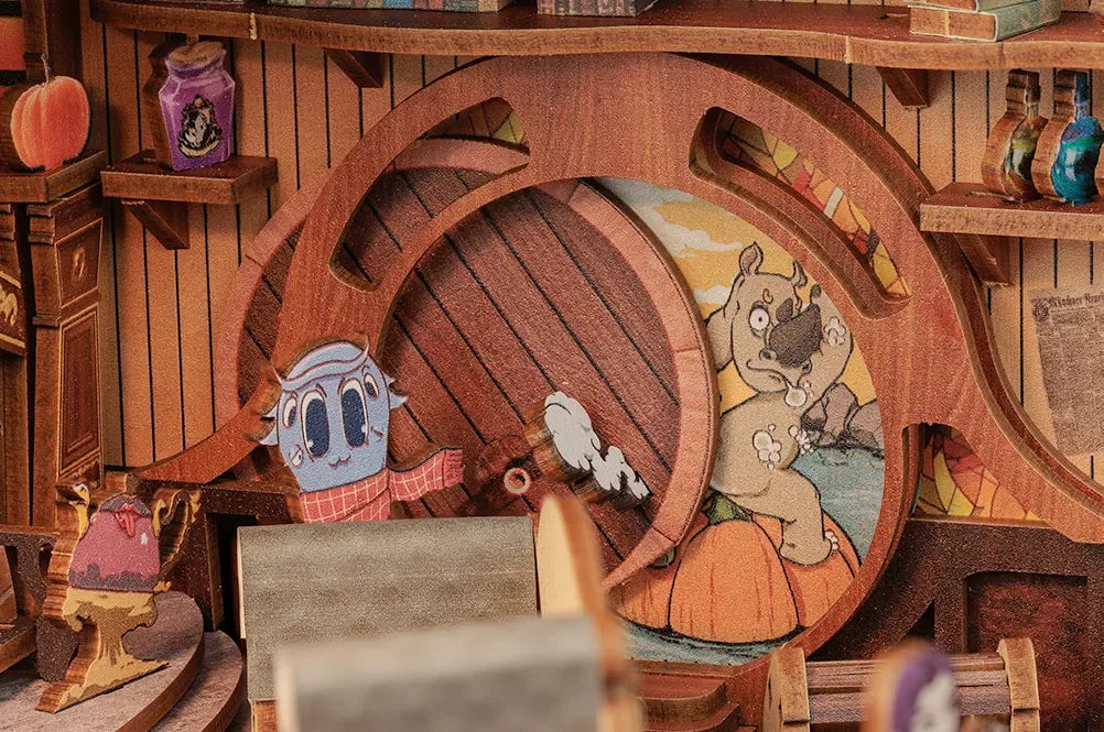Fantastic Animal DIY Book Nook Kit — main view
