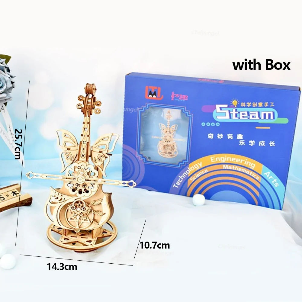 Cello Violin Music Box Kit — main view