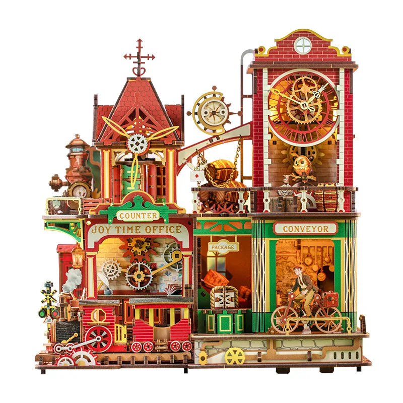 Joey's Time Post Office DIY Miniature House Kit — main view