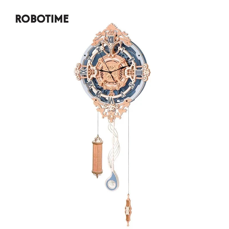 Robotime LC701 Wall Clock Kit – DIY Mechanical Design — main view