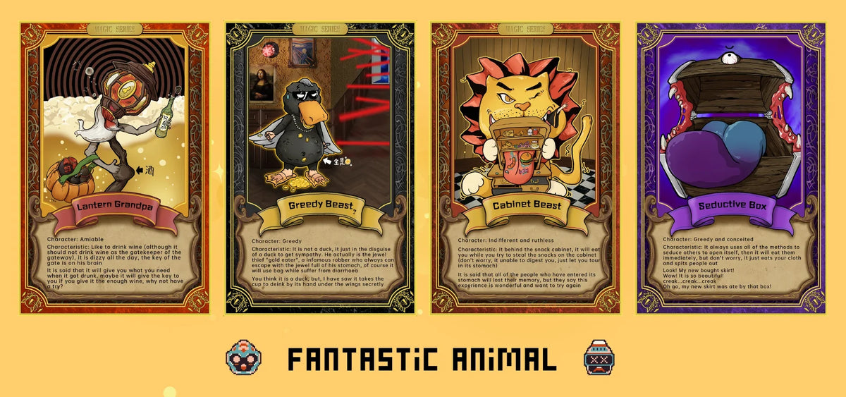 Fantastic Animal DIY Book Nook Kit — scene view