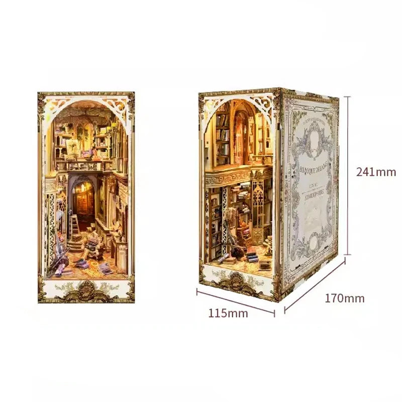 Baroque Dreams DIY Book Nook Kit — scene view