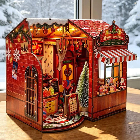 Christmas Candy House DIY Miniature House Kit — main view