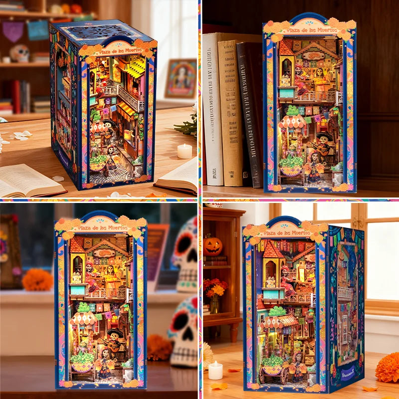 Laser Cut DIY Book Nook Kit — front angle