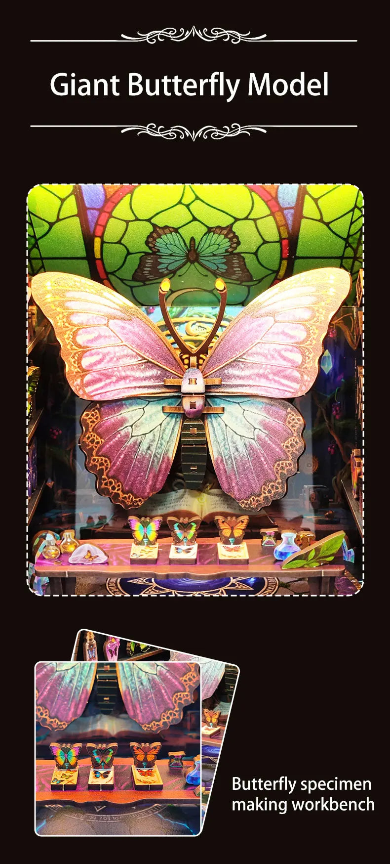 Butterfly Room DIY Miniature House Kit — main view