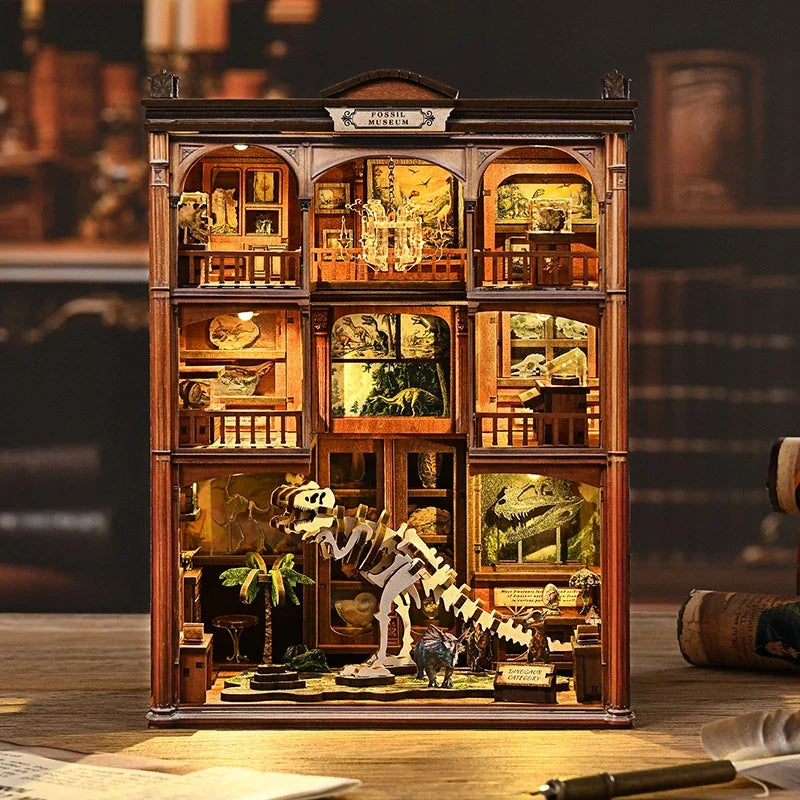 Fossil Museum DIY Book Nook Kit — main view