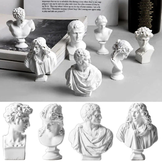 Greek Mythology Bust Statues Set — main view