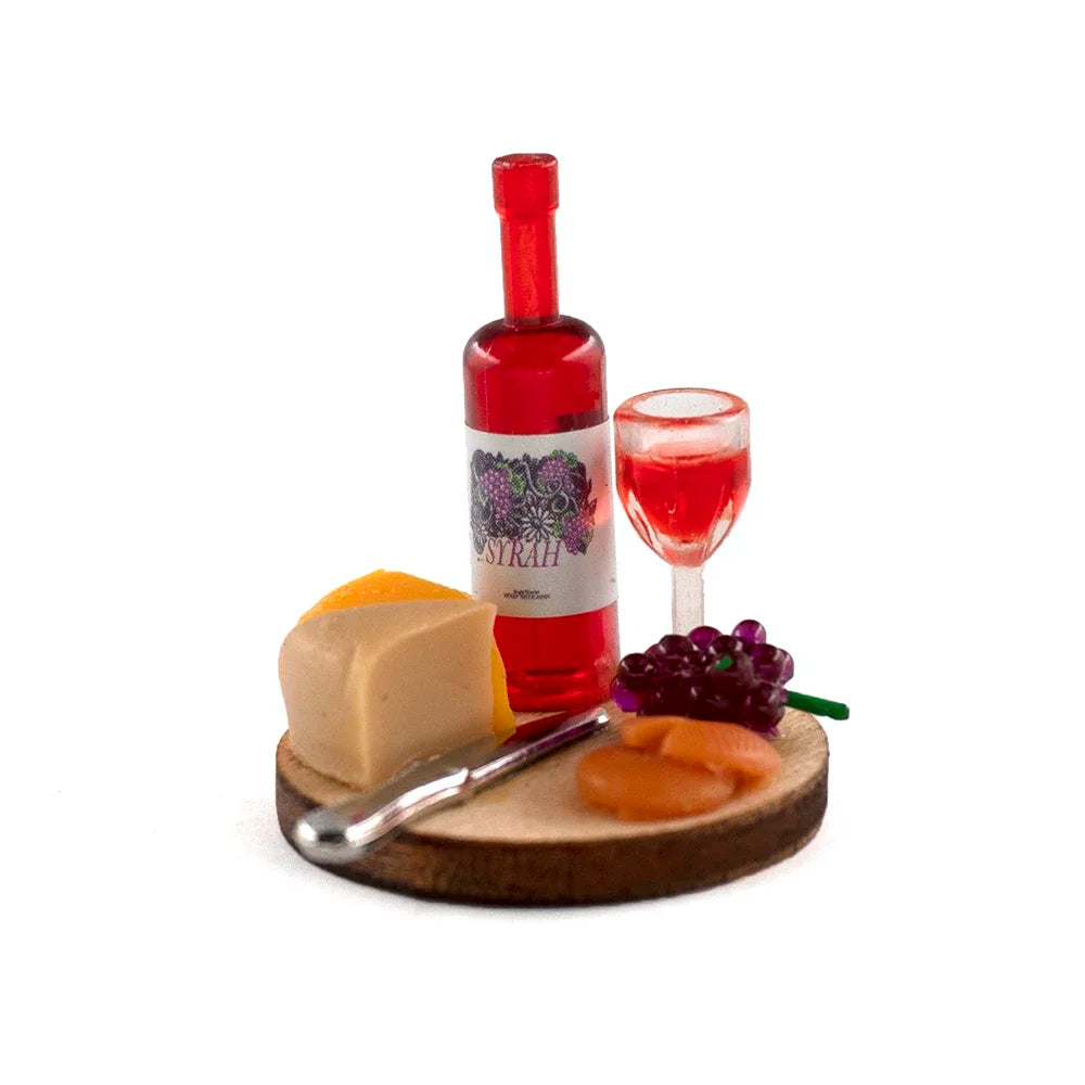 Cake Wine Dish Miniature Accessory — front angle