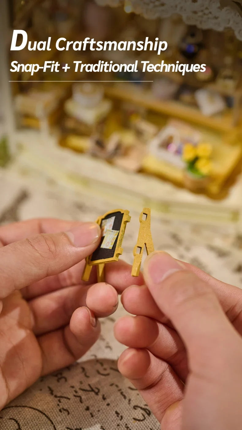 Jewellery Store DIY Miniature Kit — angled close-up