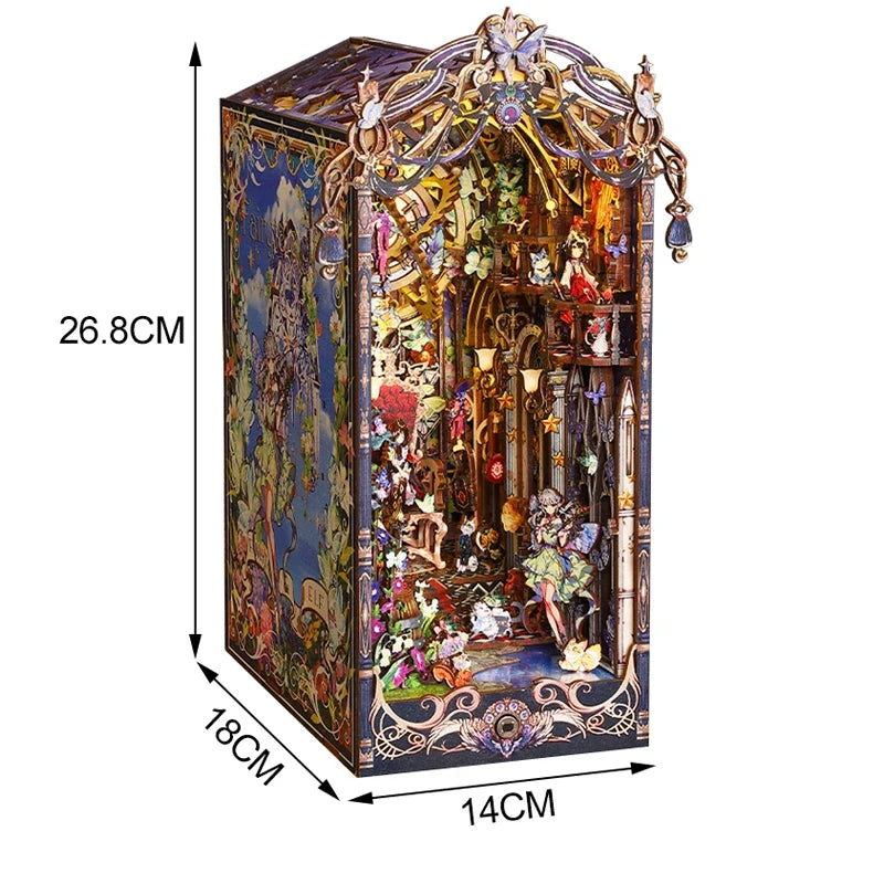 Fairy Tale Elf Home DIY Book Nook Kit — main view