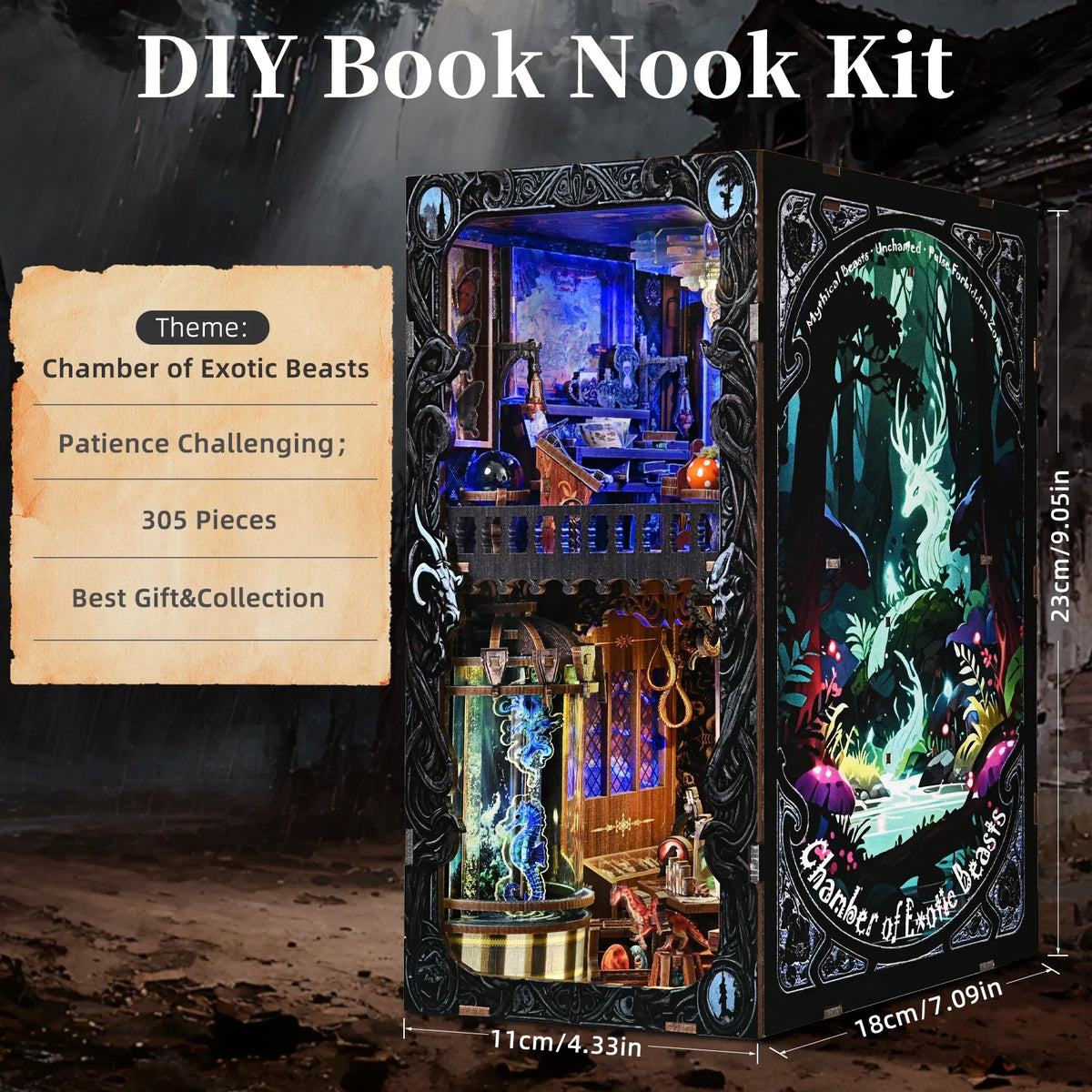 Collection Room DIY Book Nook Kit — angled close-up