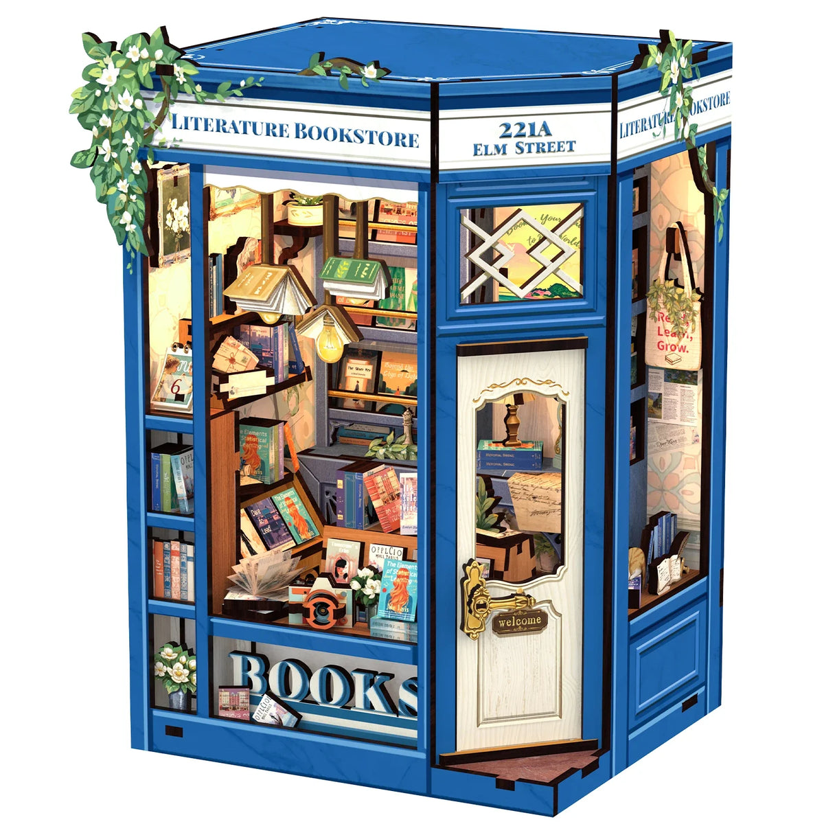 Cutebee 3D Bookstore Desk DIY Book Nook Kit — main view