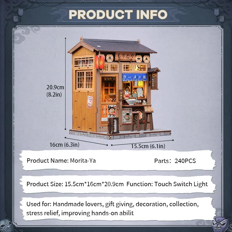 Japanese DIY Book Nook Kit — open display view
