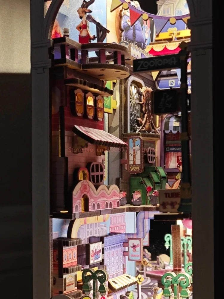 Zootopia DIY Miniature House Kit — scene view