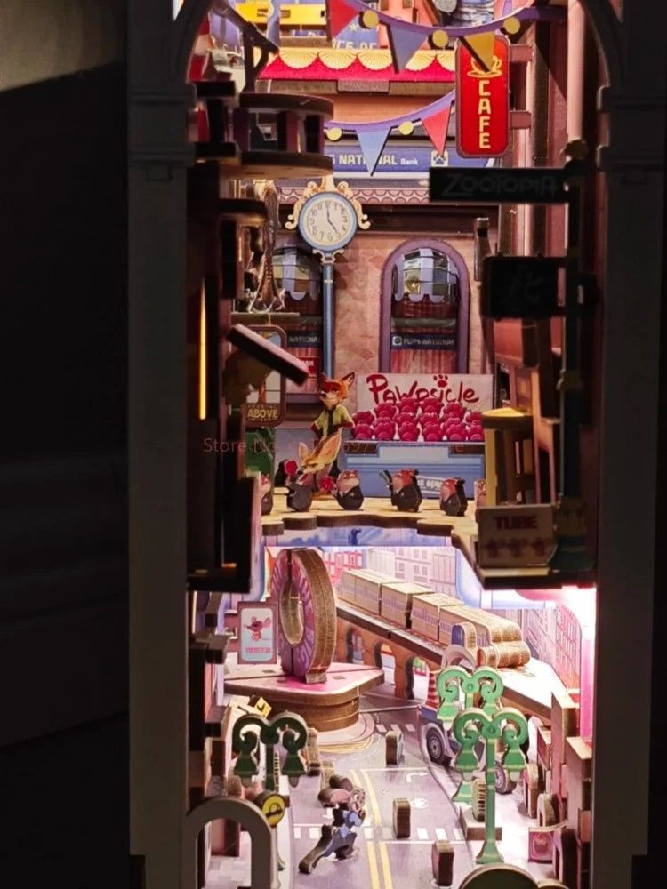 Zootopia DIY Miniature House Kit — box and pieces