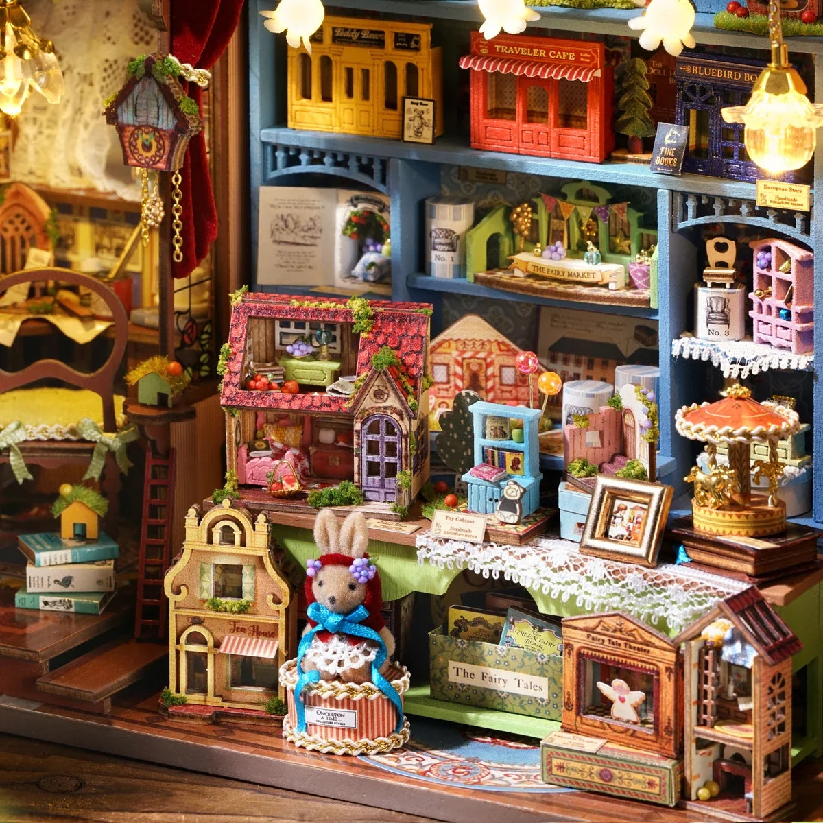 Micro 3D Building DIY Miniature House Kit — scene view