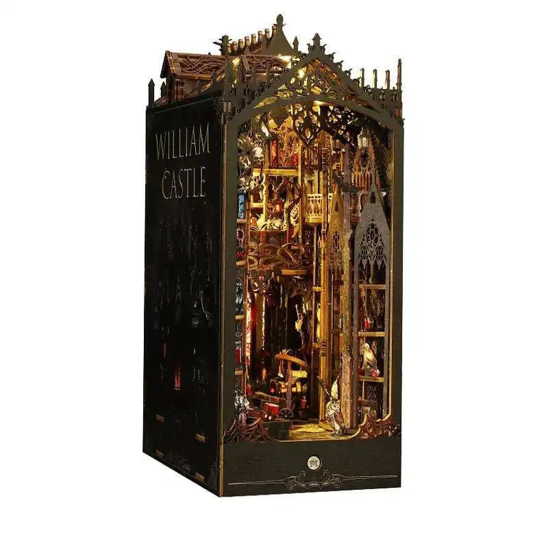 William Castle DIY Book Nook Kit — detalied side view