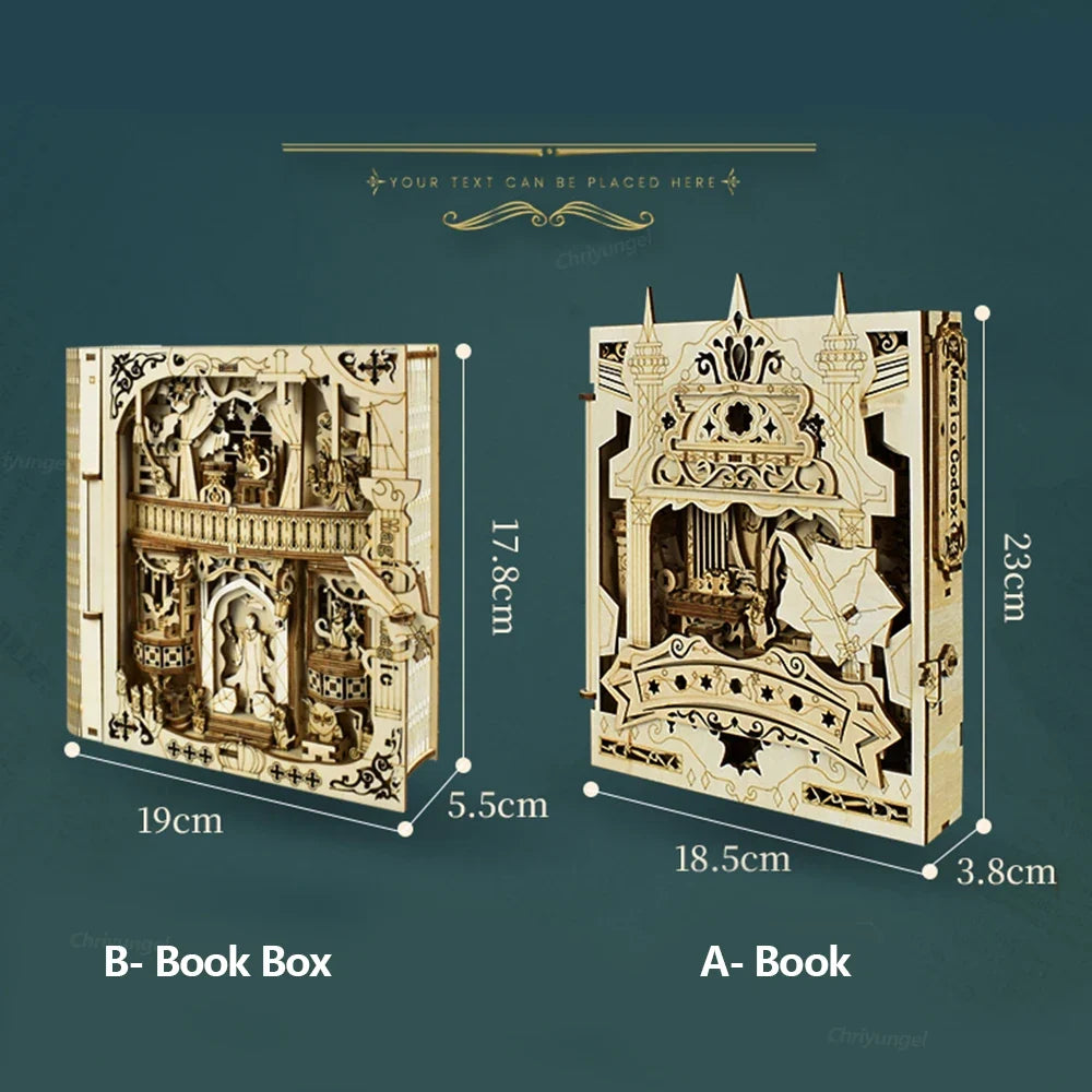 Book of Secrets DIY Miniature House Kit — scene view