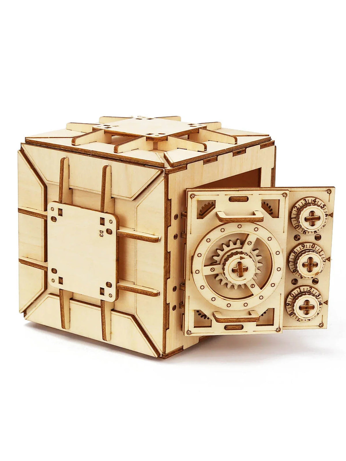 Locker Puzzle Box DIY 3D Wooden Puzzle Kit — main view