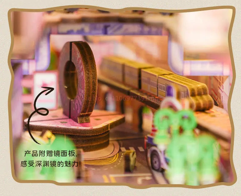 Zootopia DIY Miniature House Kit — angled close-up