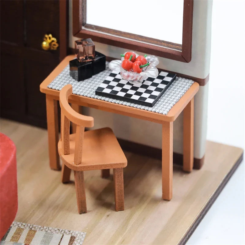 Monicas Apartment DIY Book Nook Kit — front angle