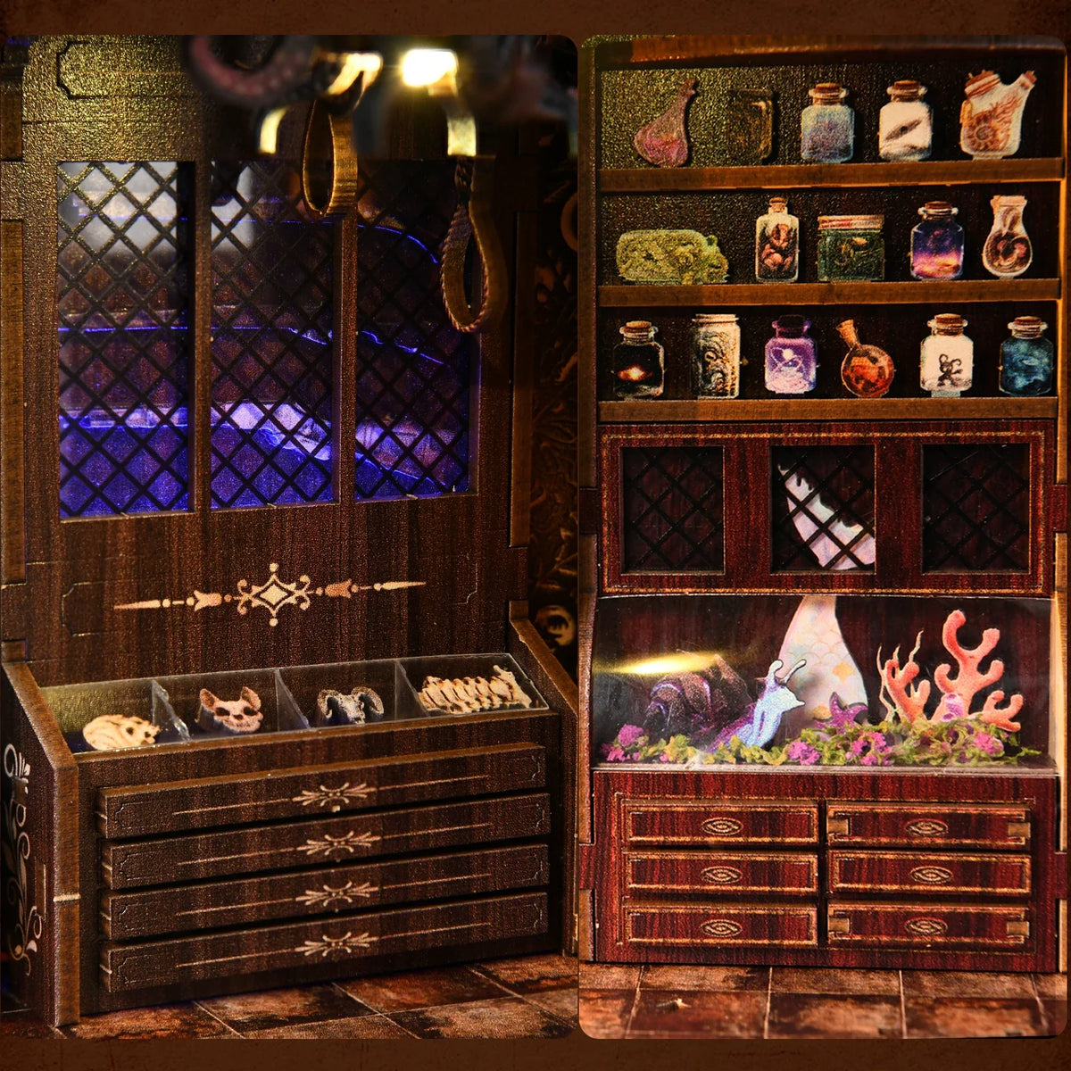 Collection Room DIY Book Nook Kit — scene view
