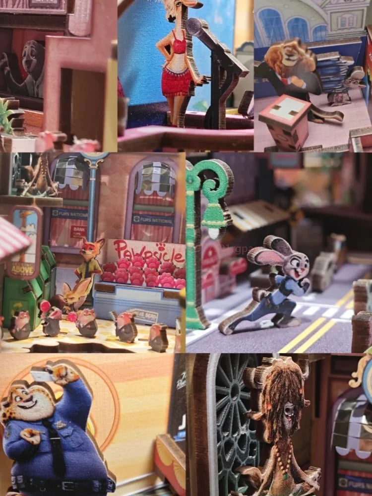 Zootopia DIY Miniature House Kit — angled close-up