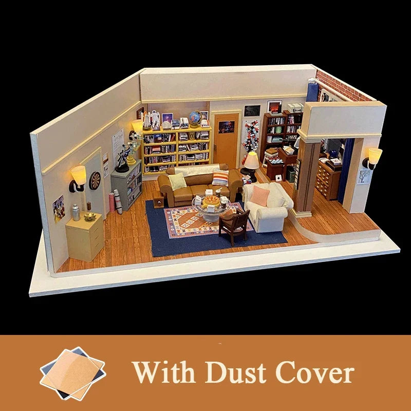 Joey'S Apartment DIY Book Nook Kit — scene view