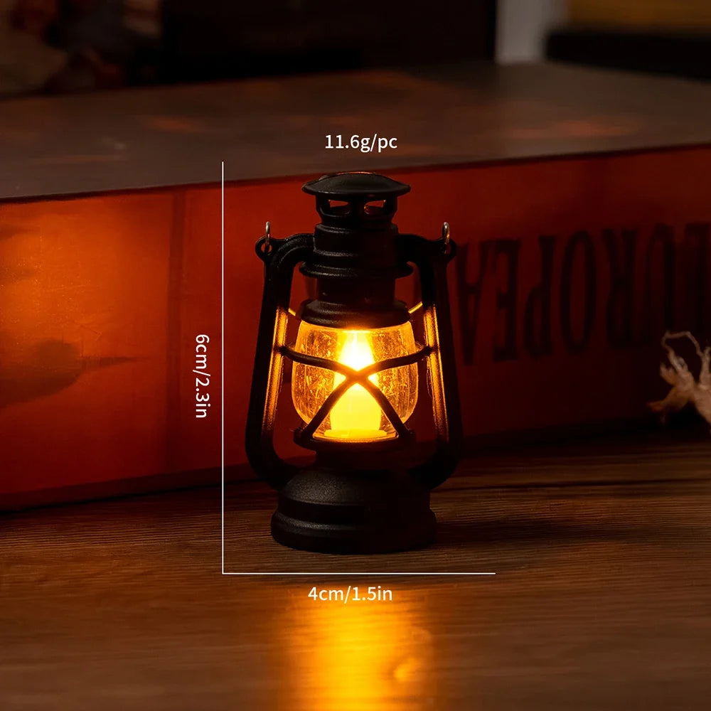 Retro Glowing Pony Miniature Accessory — scene view