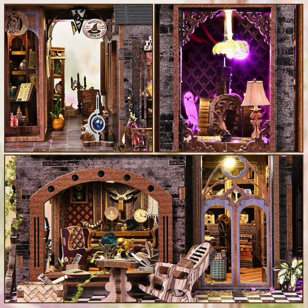 MagCastle DIY Book Nook Kit — front angle