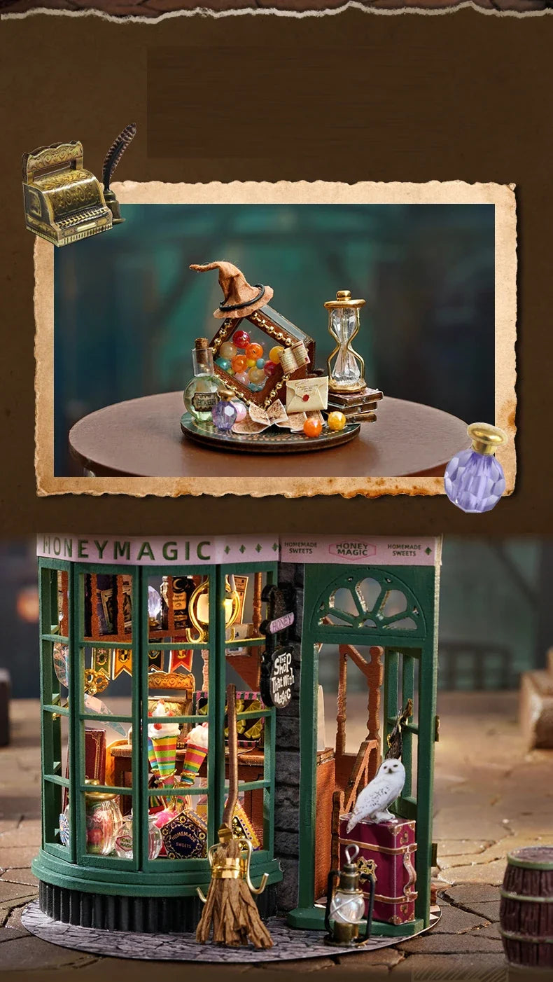 Doll Making Room Miniature Kit — scene view
