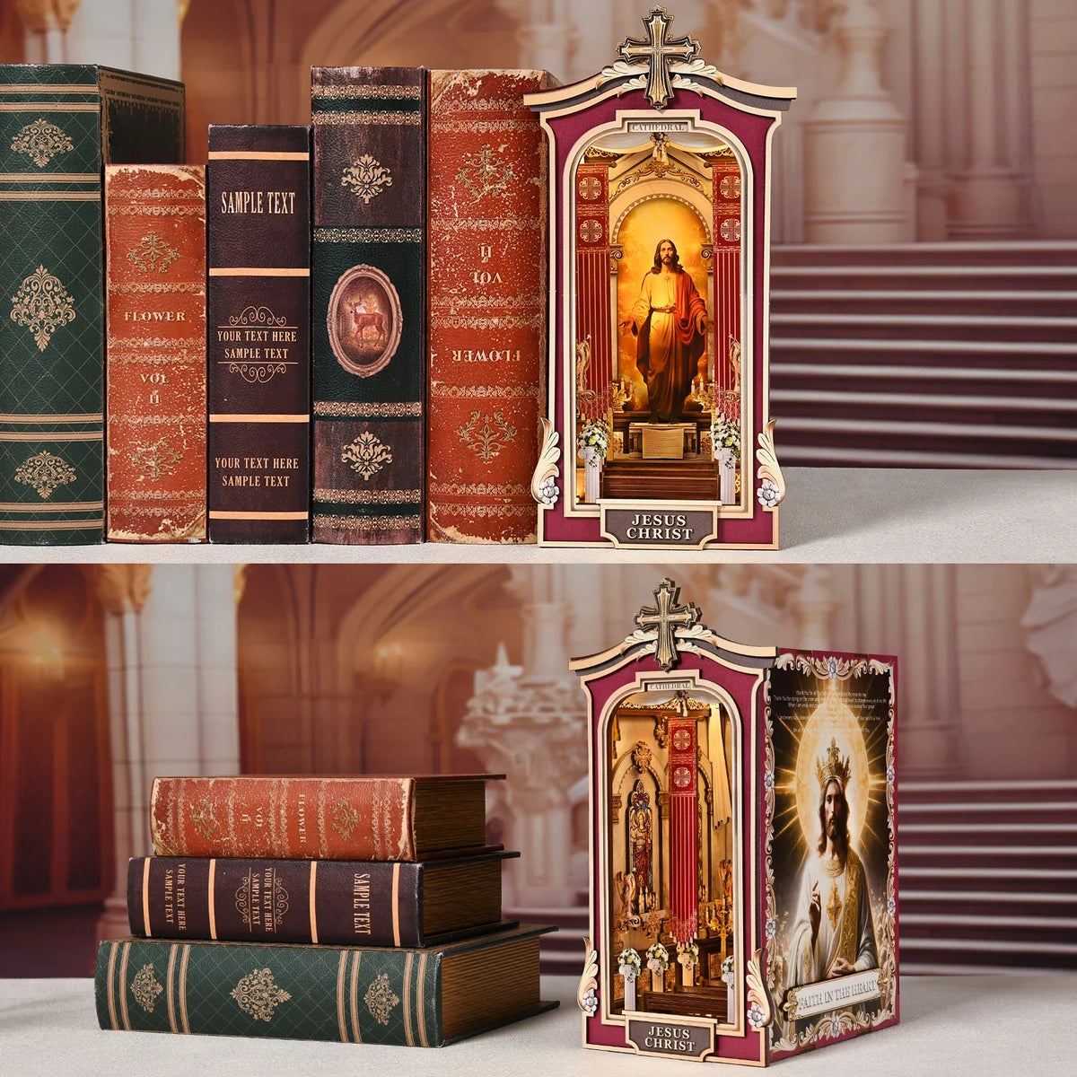 Cathedral DIY Book Nook Kit — main view