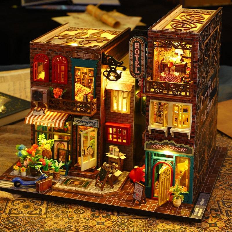 ES009 with music DIY Book Nook Kit — main view