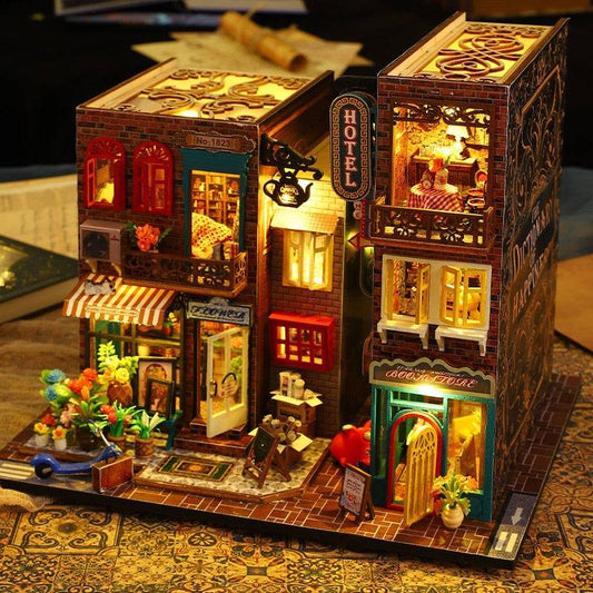ES009 with music DIY Book Nook Kit — main view