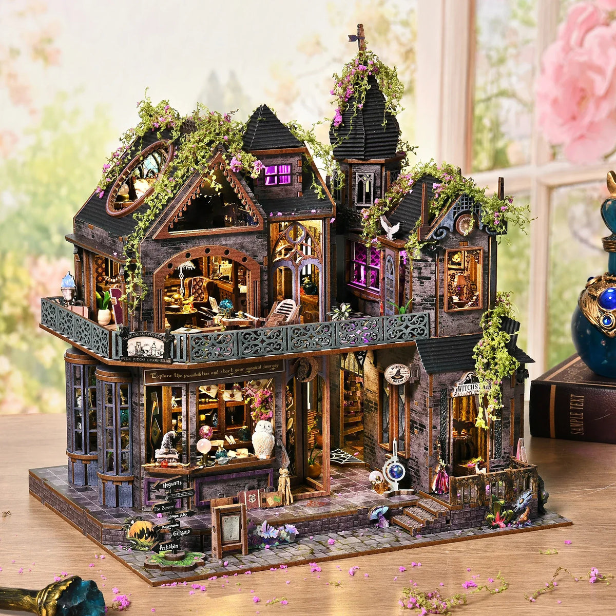 MagCastle DIY Book Nook Kit — box and pieces