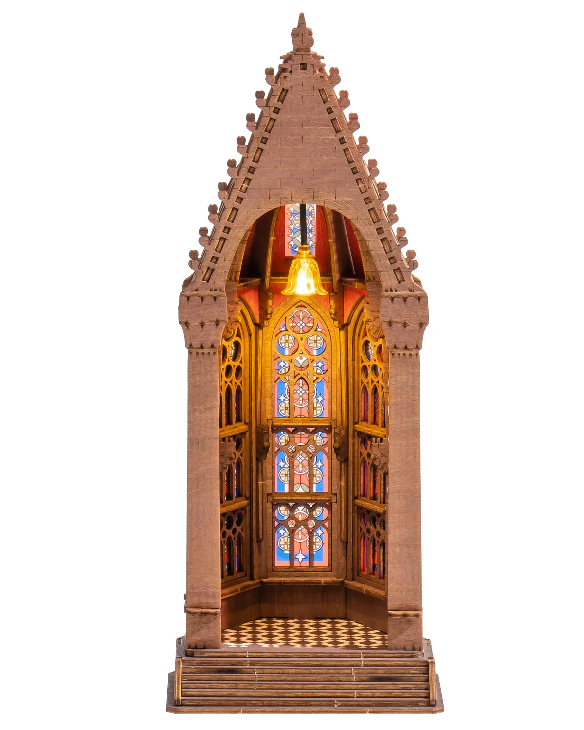 Rolife TG Series Gothic Cathedral 3D Wooden Puzzle Kit — main view
