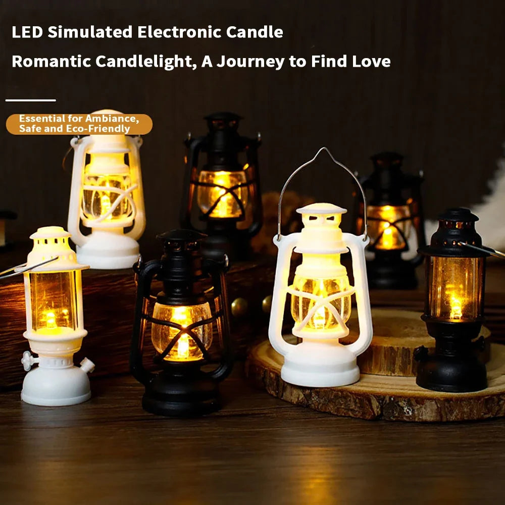 Retro Glowing Pony Miniature Accessory — scene view