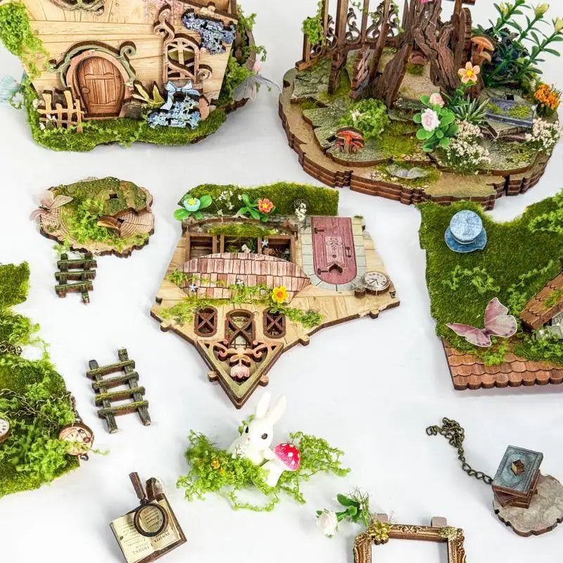 TREEHOUSE-S DIY Miniature House Kit — angled close-up