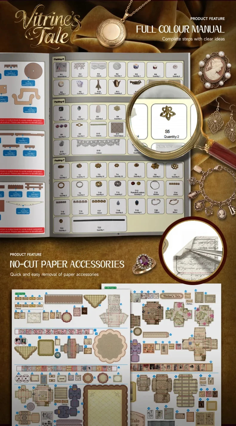 Jewellery Store DIY Miniature Kit — front angle