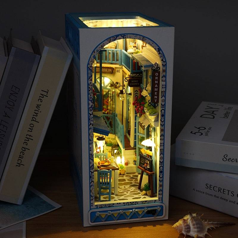 Sea Breeze DIY Book Nook Kit — angled close-up