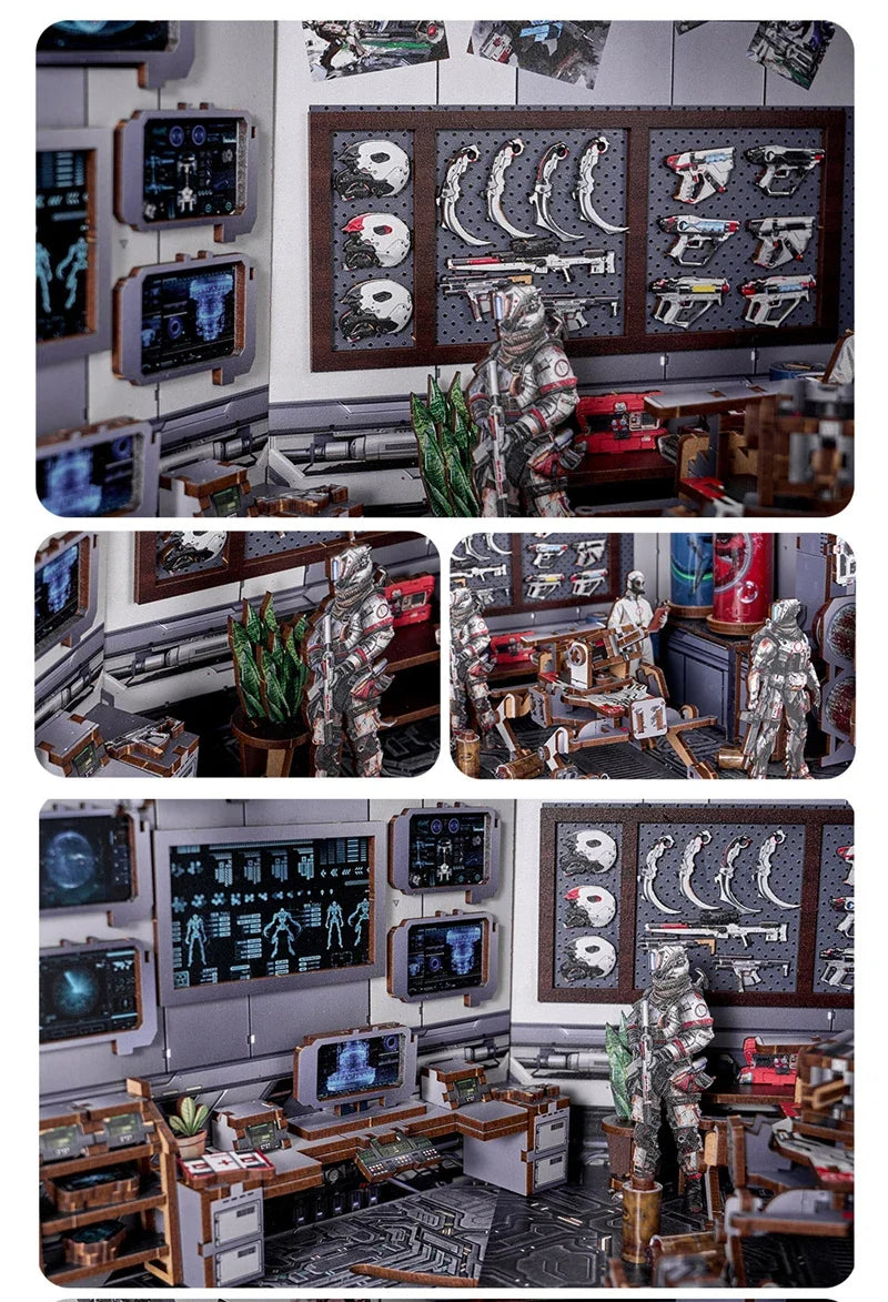 Space Station DIY Miniature Kit — front angle