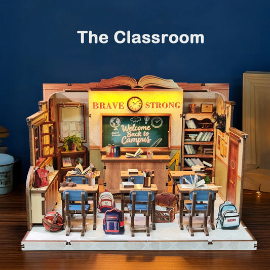 The Classroom DIY Miniature House Kit — main view
