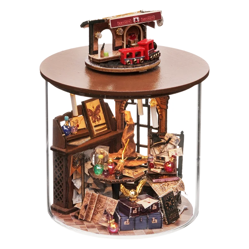 Doll Making Room Miniature Kit — detalied side view