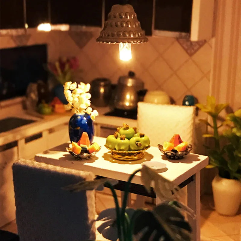 Florence DIY Miniature House Kit — front angle