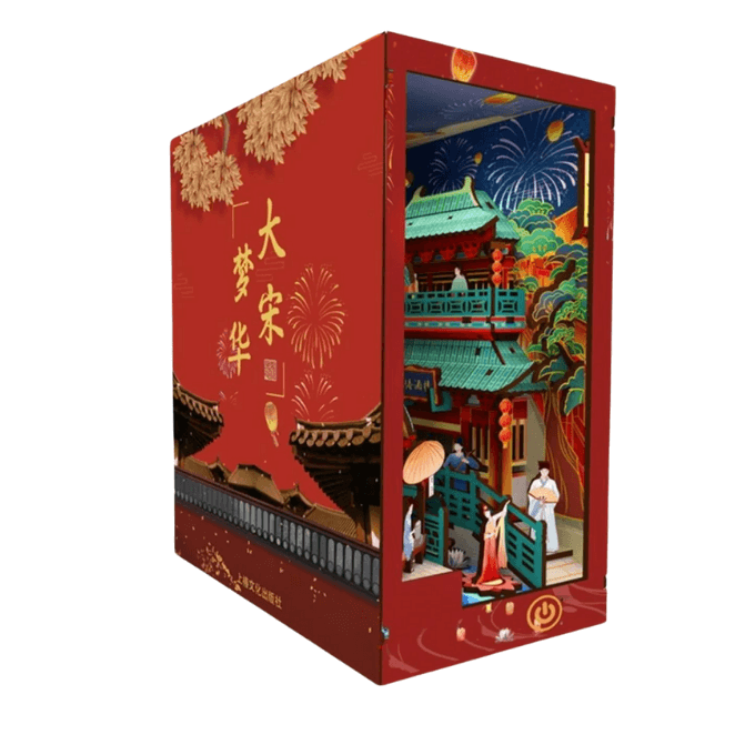 Song Dynasty DIY Book Nook Kit — open display view